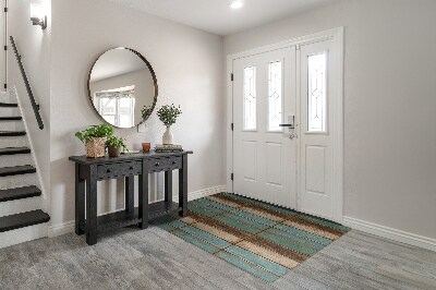 Indoor door mat Wood pattern