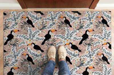 Doormat Bird toucan plant