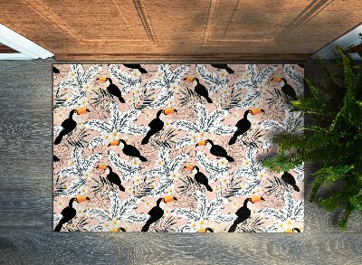 Doormat Bird toucan plant