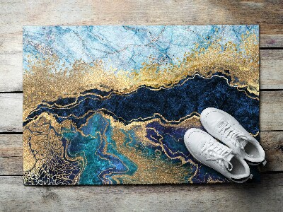 Doormat Blue marble