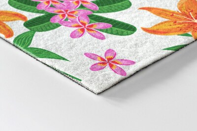 Indoor door mat Floral pattern