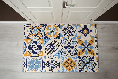 Indoor door mat Azulejo