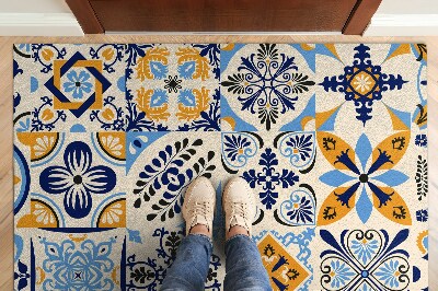 Indoor door mat Azulejo