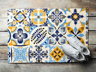 Indoor door mat Azulejo