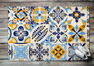 Indoor door mat Azulejo