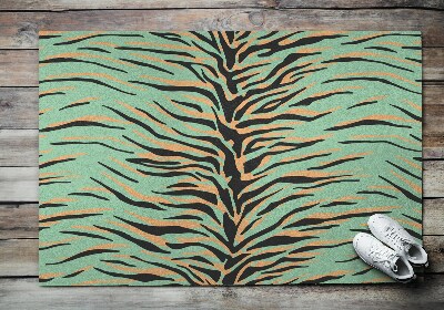 Indoor door mat Tiger stripes abstraction