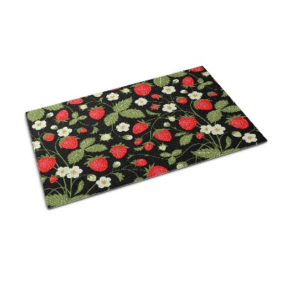 Door mat indoor Strawberries