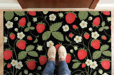 Door mat indoor Strawberries