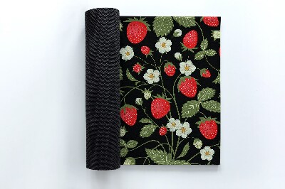 Door mat indoor Strawberries