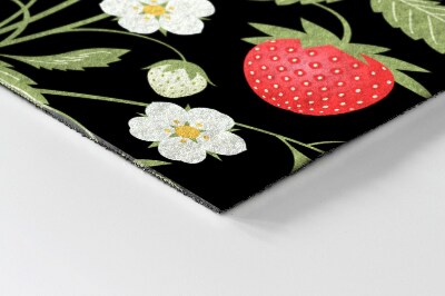 Door mat indoor Strawberries