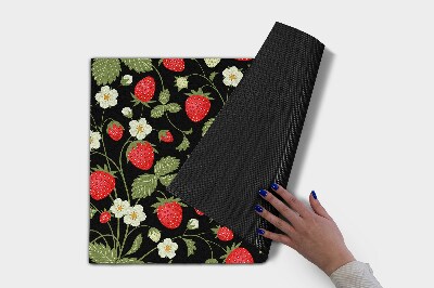 Door mat indoor Strawberries