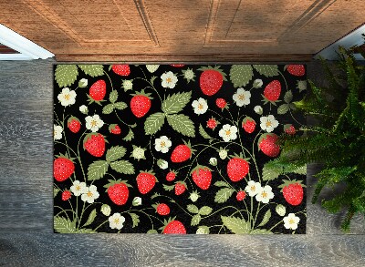 Door mat indoor Strawberries