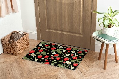 Door mat indoor Strawberries