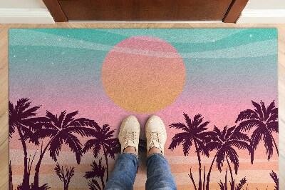 Door mat indoor Tropical beach