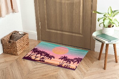 Door mat indoor Tropical beach