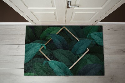 Door mat indoor Tropical leaves