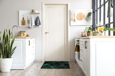 Door mat indoor Tropical leaves