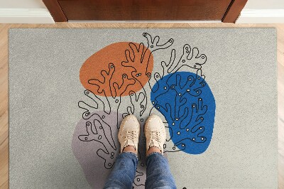 Door mat indoor Coral reef