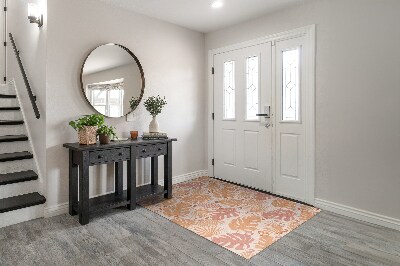 Door mat Monstera leaves pattern