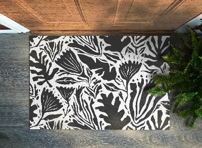 Door mat Plants abstraction