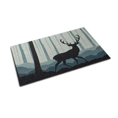 Door mat Forest motif