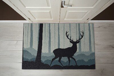 Door mat Forest motif