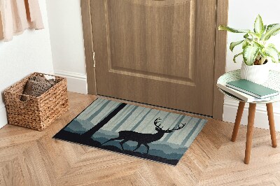 Door mat Forest motif