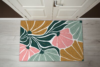 Doormat Geometric flowers