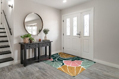 Doormat Geometric flowers