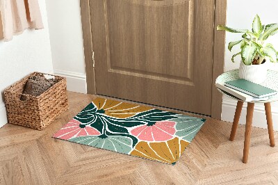 Doormat Geometric flowers