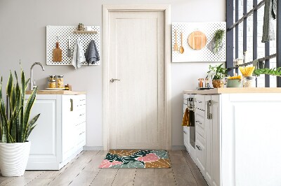 Doormat Geometric flowers