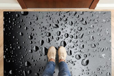 Door mat indoor Raindrops