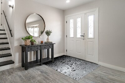 Door mat indoor Raindrops