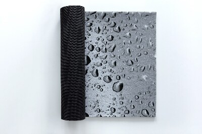 Door mat indoor Raindrops