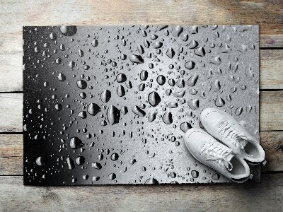 Door mat indoor Raindrops