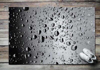 Door mat indoor Raindrops