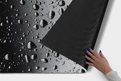 Door mat indoor Raindrops