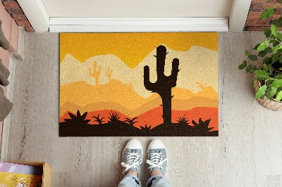 Door mat Desert cactus