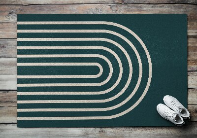 Door mat Geometric pattern