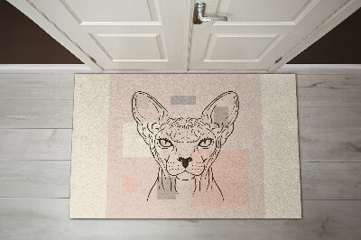 Entry mat Sphinx cat