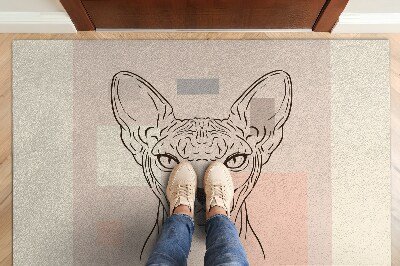 Entry mat Sphinx cat