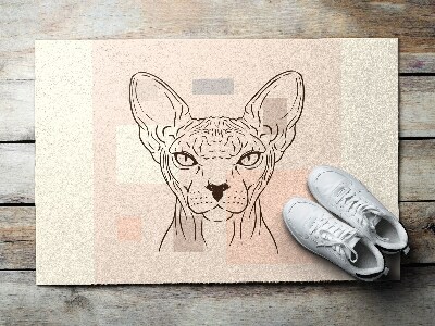 Entry mat Sphinx cat