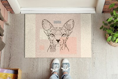 Entry mat Sphinx cat