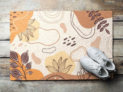 Entry mat Floral abstractions