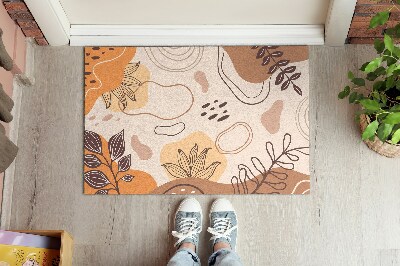 Entry mat Floral abstractions