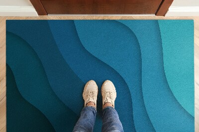 Entry mat Blue gradient