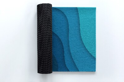 Entry mat Blue gradient