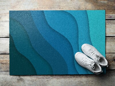 Entry mat Blue gradient