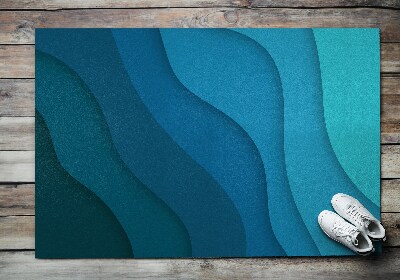 Entry mat Blue gradient