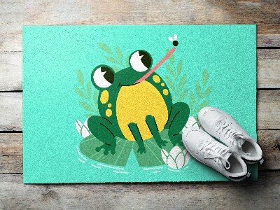 Door mat indoor Frog